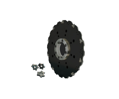 6刀尖三面刃銑刀